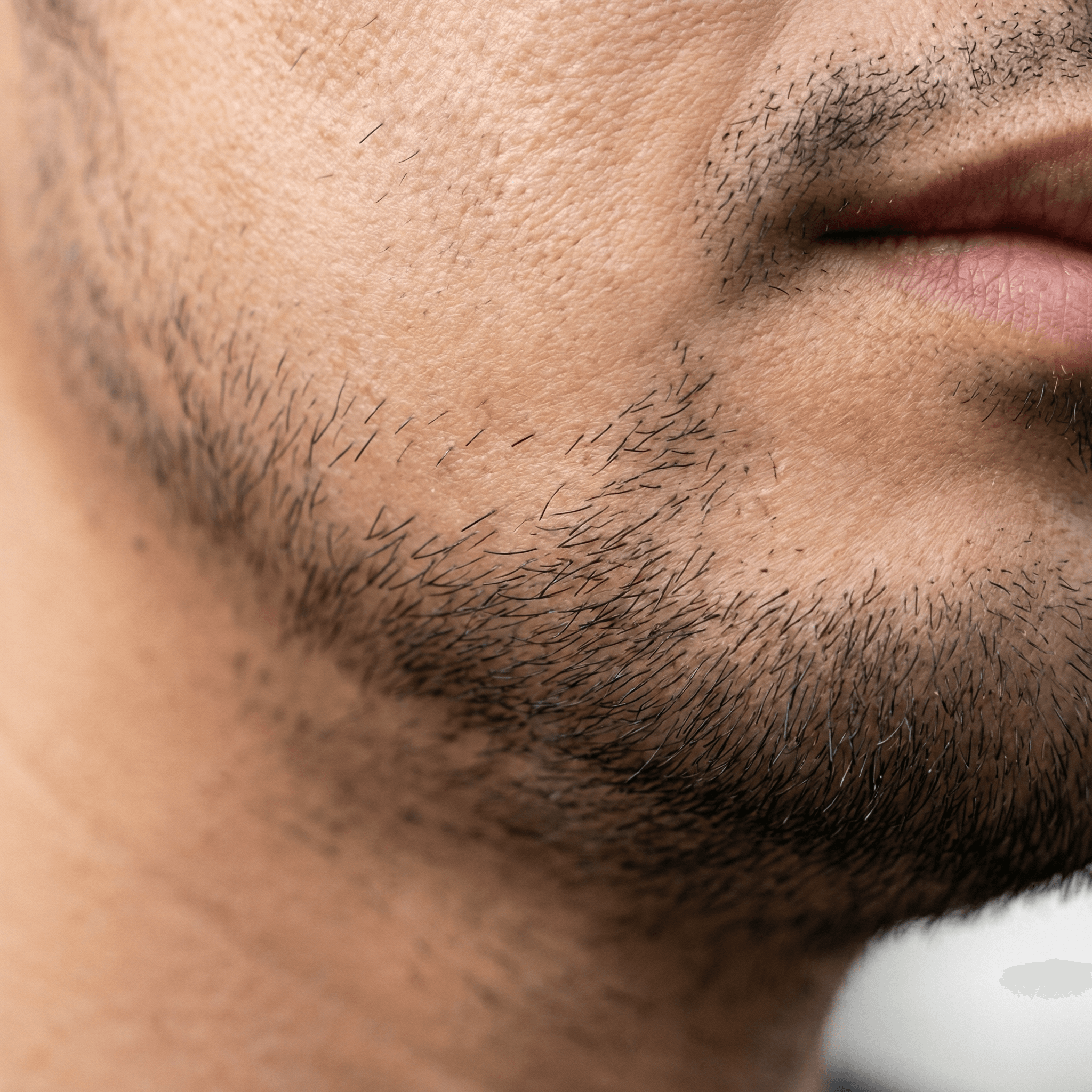 施術前の顔まわり