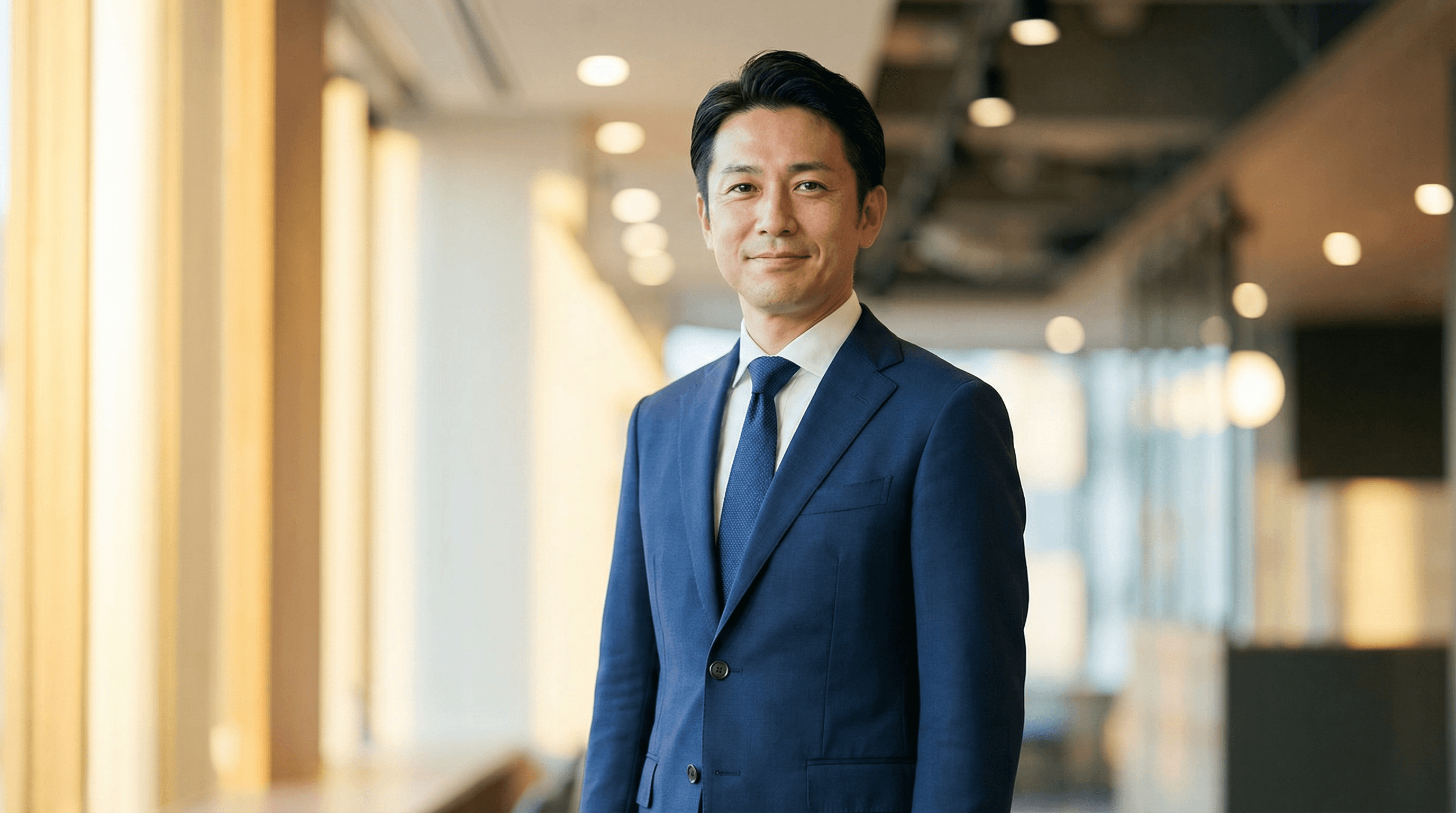 清潔感のあるビジネスマン